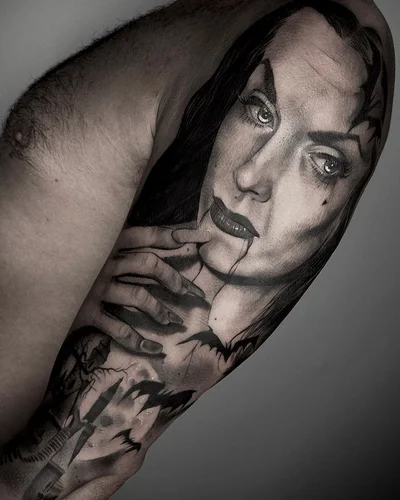 Silvia SAX tattoo 050