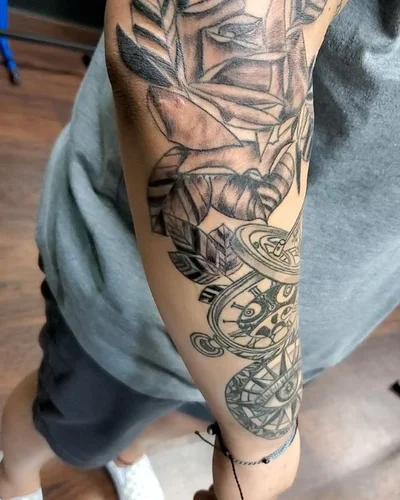 Monk tattoo 018