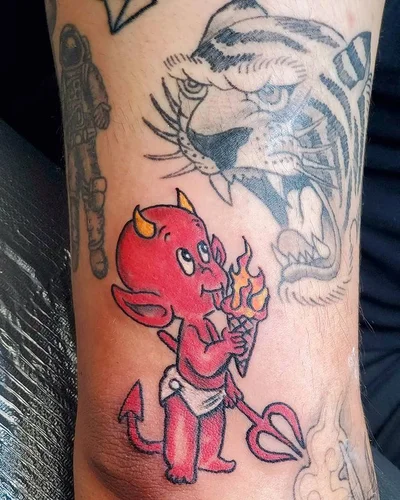 Monk tattoo 021