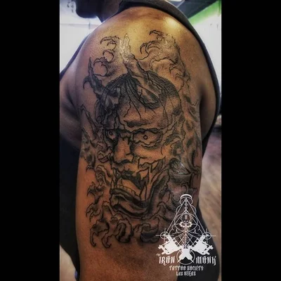 Monk tattoo 022