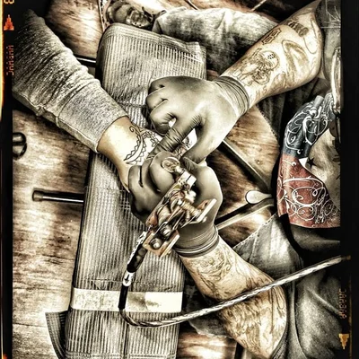 Monk tattoo 023