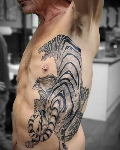 Monk tattoo 024