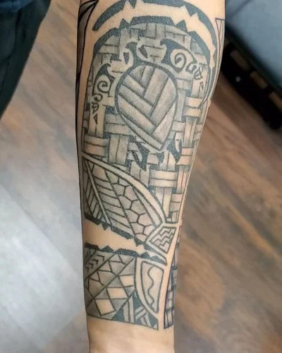 Monk tattoo 033