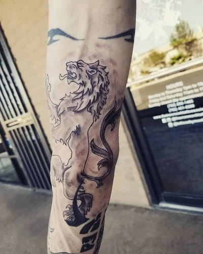 Monk tattoo 035