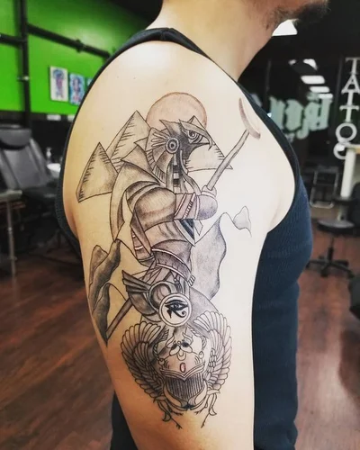 Monk tattoo 041