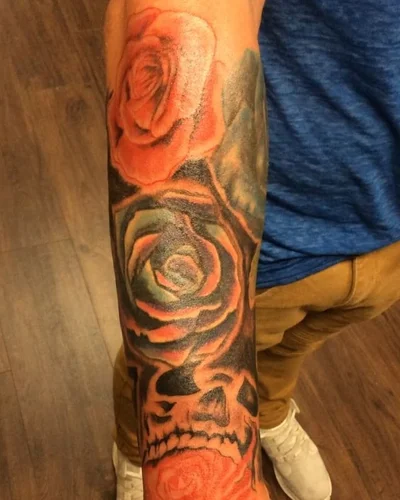 Mr King Royal Flush tattoo 007