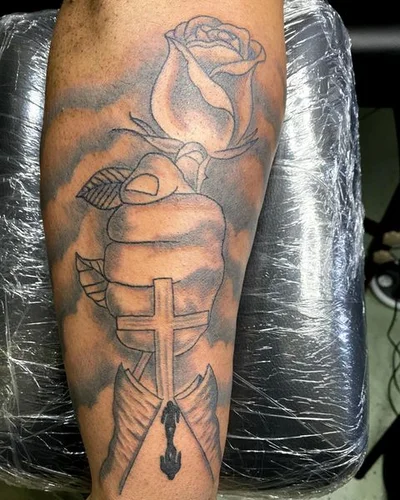 Mr King Royal Flush tattoo 024