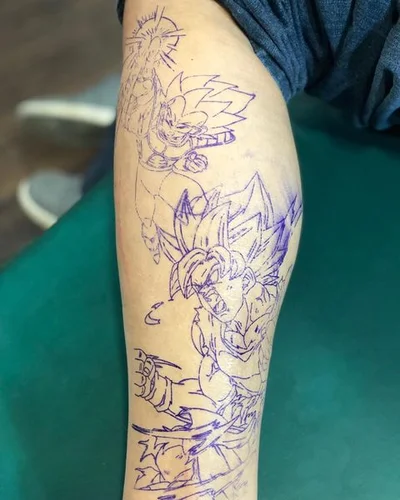 Mr King Royal Flush tattoo 038