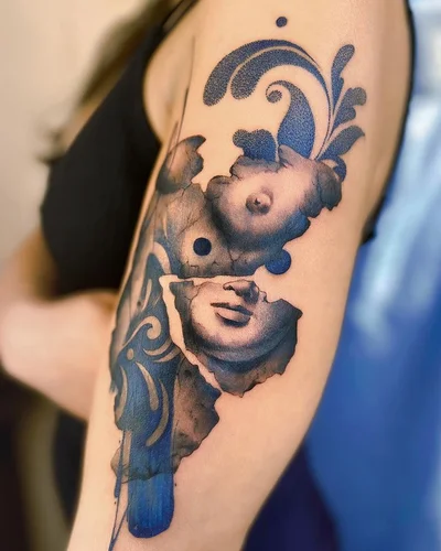 Antonio Sangre Blue tattoo 045