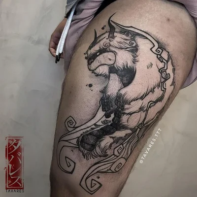 Thiago Tavares tattoo 020