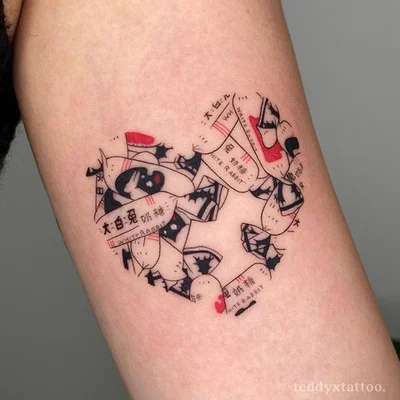 Teddy X tattoo 008
