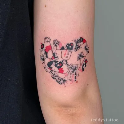 Teddy X tattoo 032