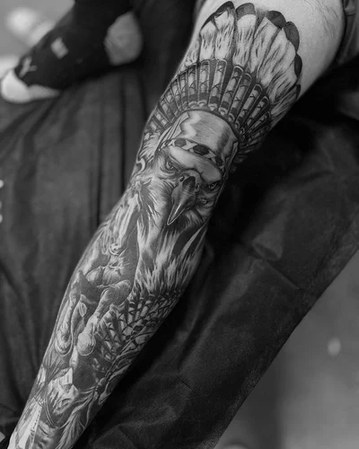 Black & Grey Tattoo Artist tattoo 020