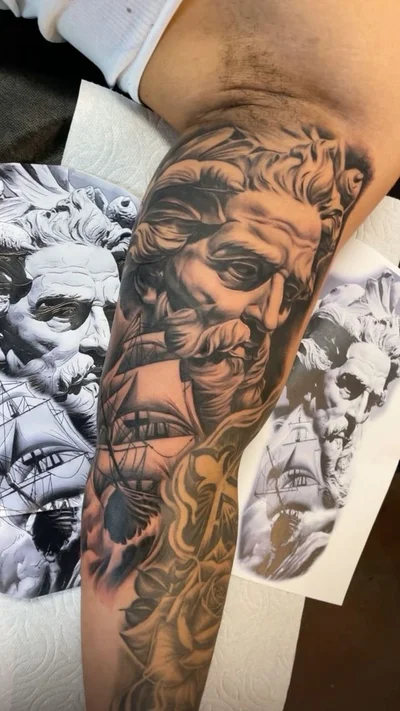 Black & Grey Tattoo Artist tattoo 027