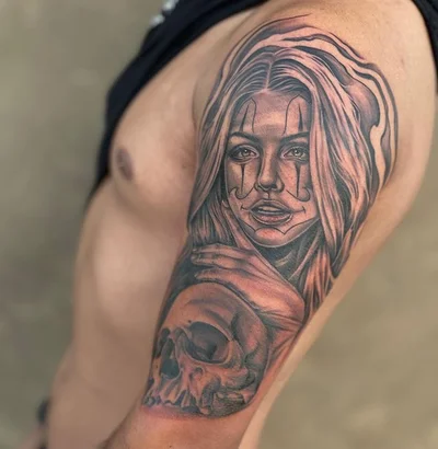 Black & Grey Tattoo Artist tattoo 045