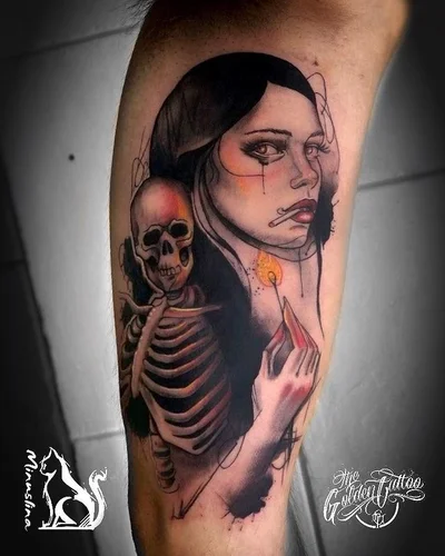 Susana Golden tattoo 016
