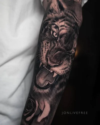 The Black Lantern OC tattoo 016