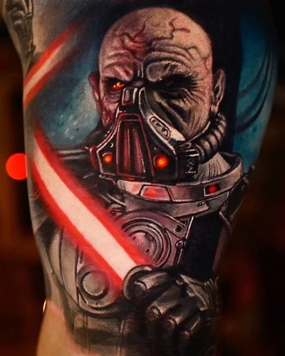 The Black Lantern OC tattoo 018