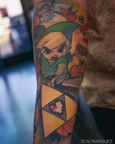 The Black Lantern OC tattoo 020