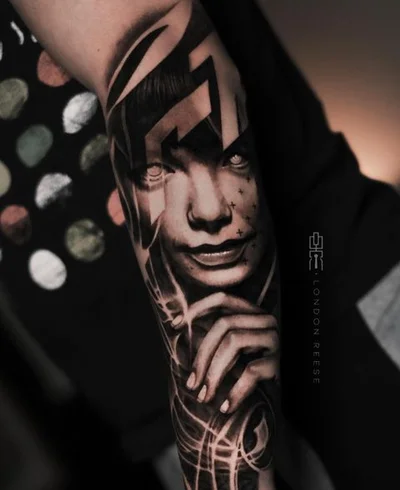 The Black Lantern OC tattoo 022