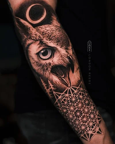 The Black Lantern OC tattoo 025