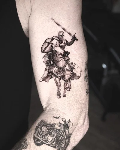The Black Lantern OC tattoo 031