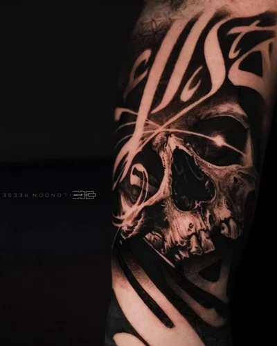 The Black Lantern OC tattoo 033