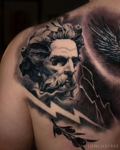 The Black Lantern OC tattoo 035