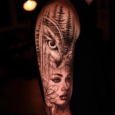 The Black Lantern OC tattoo 043
