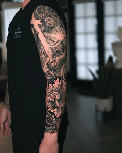 The Black Lantern OC tattoo 047