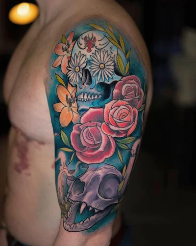 The Black Lantern OC tattoo 048