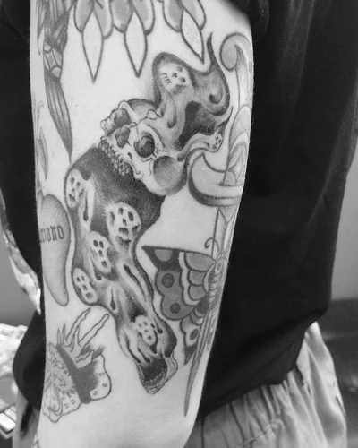 Cherry Bi tattoo 007