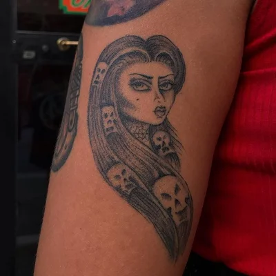 Cherry Bi tattoo 040