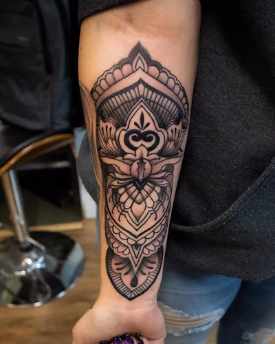 Danny the Copper Wolf tattoo 008