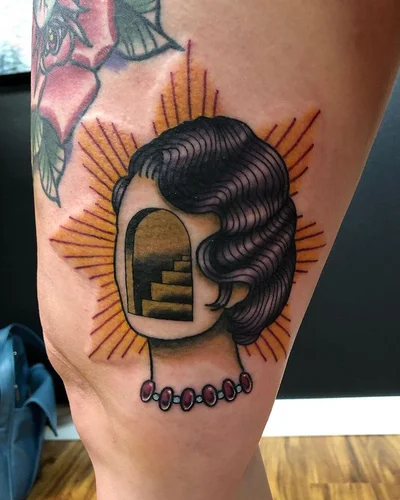 Danny the Copper Wolf tattoo 015