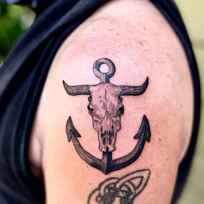 Danny the Copper Wolf tattoo 022