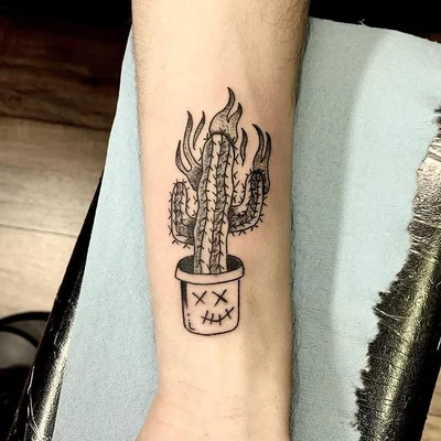Danny the Copper Wolf tattoo 025