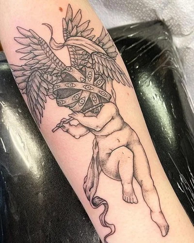 Danny the Copper Wolf tattoo 028