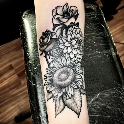 Danny the Copper Wolf tattoo 030