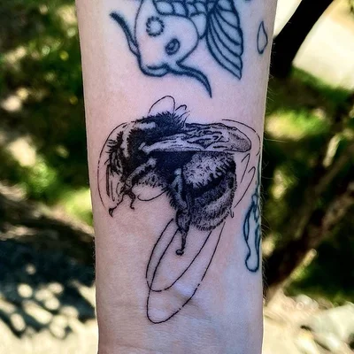 Danny the Copper Wolf tattoo 037