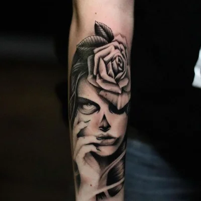 Danny the Copper Wolf tattoo 039