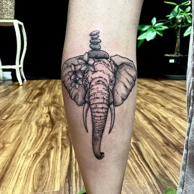 Danny the Copper Wolf tattoo 044