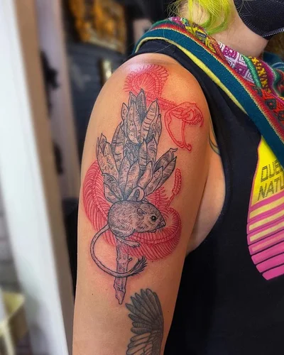 Jessie Violet Van Herring tattoo 028