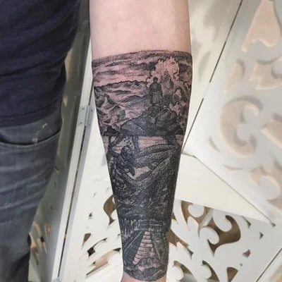 Jessie Violet Van Herring tattoo 031