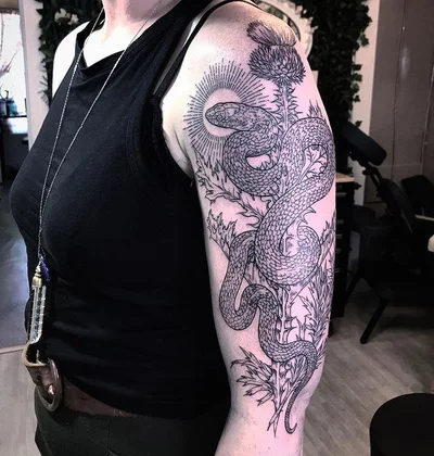 Jessie Violet Van Herring tattoo 047