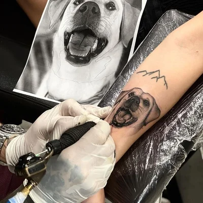 Theo Descending tattoo 019