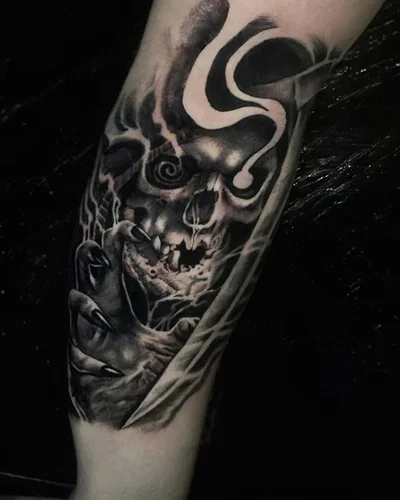 Theo Descending tattoo 021