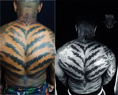 Pencil Montana tattoo 009