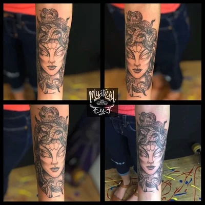 Pencil Montana tattoo 032