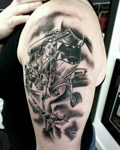 Davie Lee Wright tattoo 042